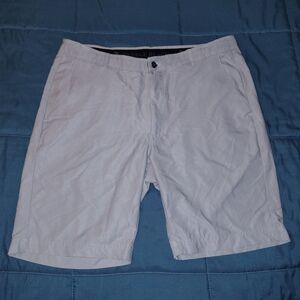 Pebble Beach Men's Light Gray Flat Front Shorts